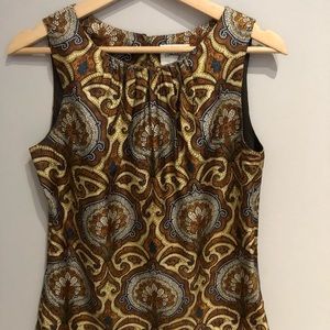 MILLY SILK TANK TOP size 4